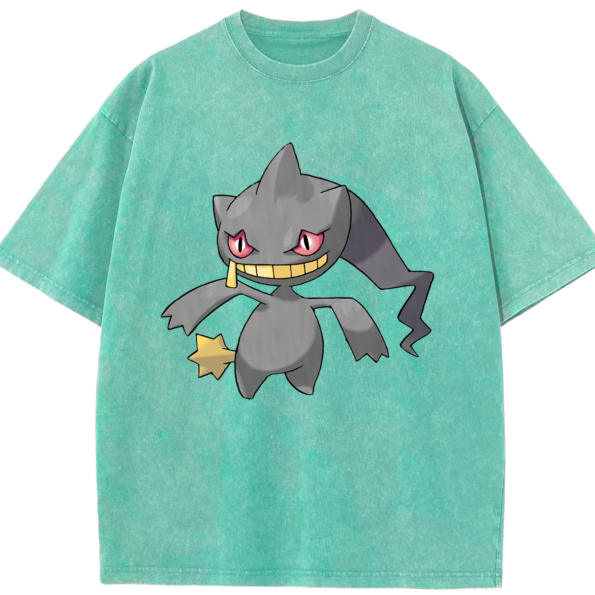 （画像用） ポケットモンスター Pokémon 綿100% ヴィンテージ風 半袖Tシャツ（フロントプリント）